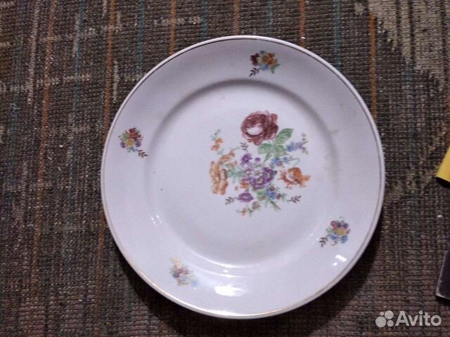 Тарелки, фарфор, фз Пролетарий Новгород, СССР