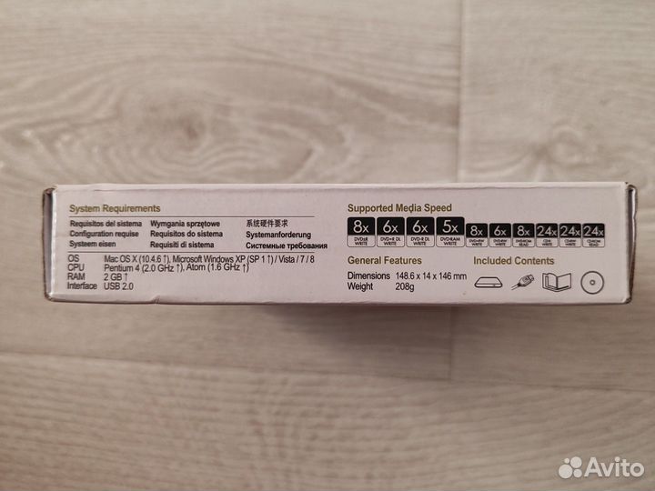 Внешний Dvd привод Samsung SE-208