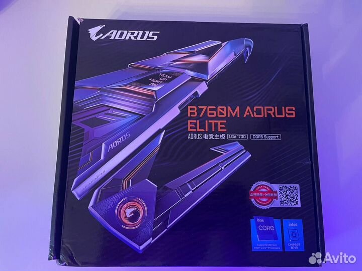 Материнская плата Gigabyte B760M Aorus elite DDR5