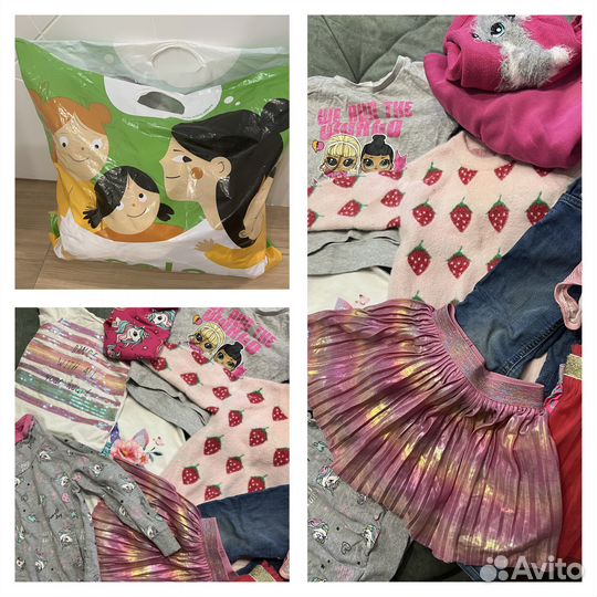 Вещи пакетом на девочку 2-4г