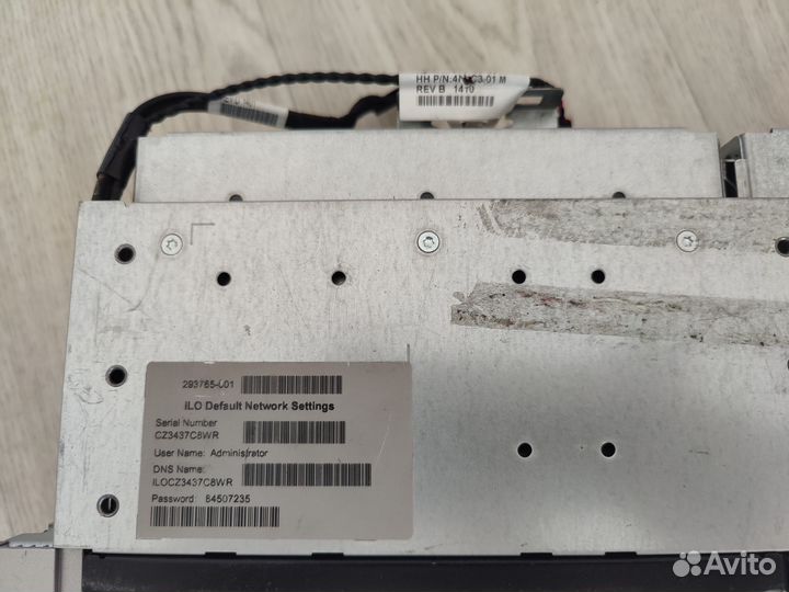 Передняя панель севера HP DL380p G8