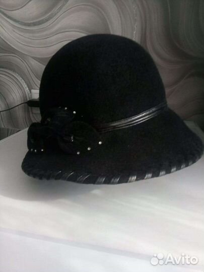 Шляпа фетровая женская новая