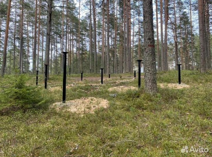 Винтовые сваи, доставка, монтаж