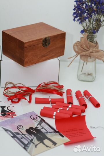 Квест-игра для двоих в шкатулке