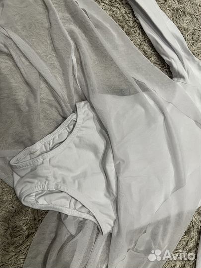 Купальник гимнастический с юбкой