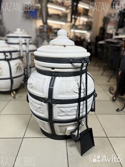 Тандыр Охотник с откидной крышкой