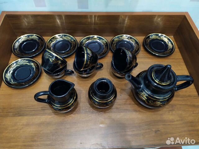 Винтаж: Кофейный сервиз. Болгария. Сервиз чайный