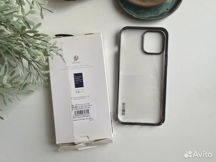 Чехол на iPhone 12 pro max прозрачный