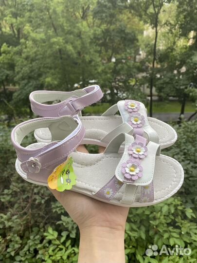 Новые ортопедические сандали для девочки