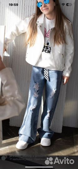 Джинсы на девочку