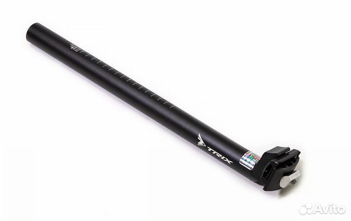 Подседельный штырь trix, алюминиевый, с замком на