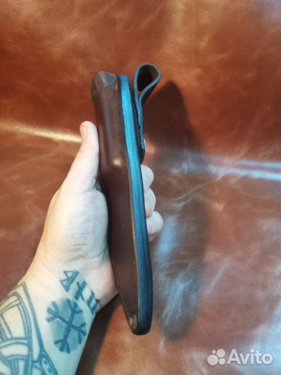 Ножны для ножа кожаные