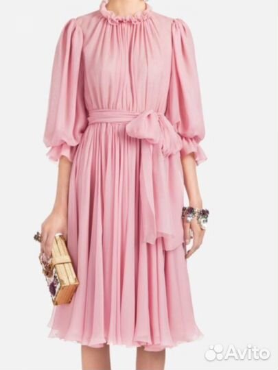 Dolce gabbana платье оригинал розовое