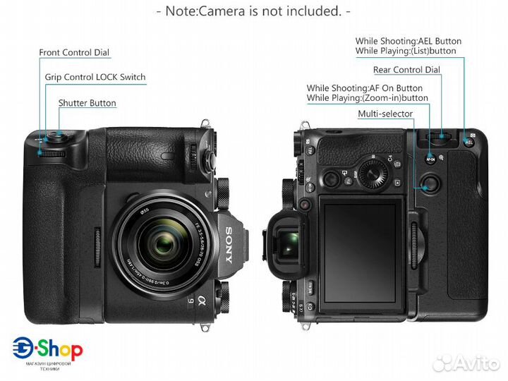 Батарейный блок ручка на Sony A7III/A7RII/A9