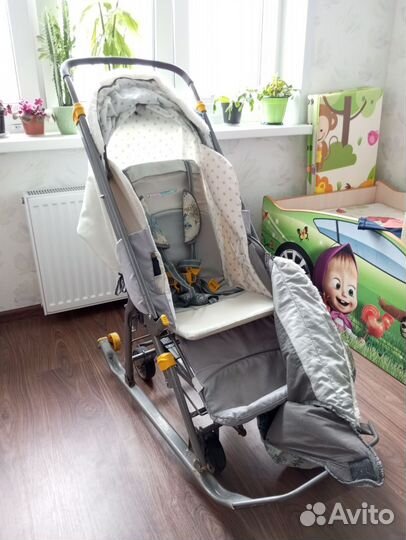 Детские санки коляска Ника 