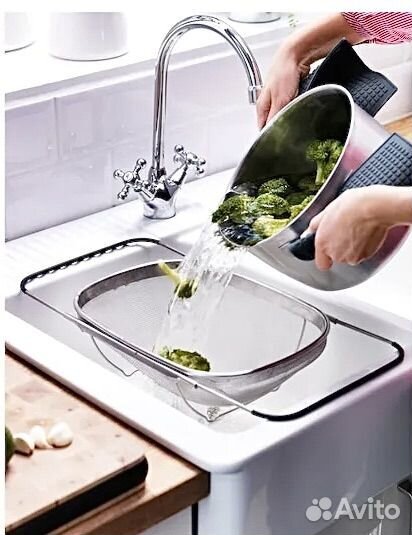 Икеа дуршлак idealisk нержавейка