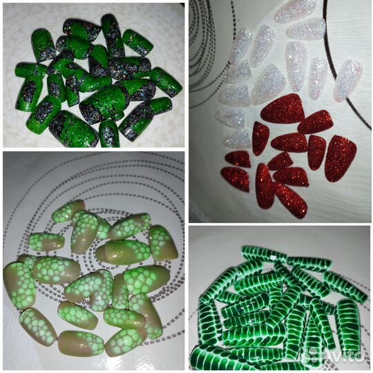 Накладные ногти с дизайном