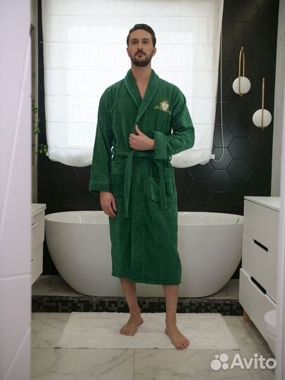 Банный махровый халат