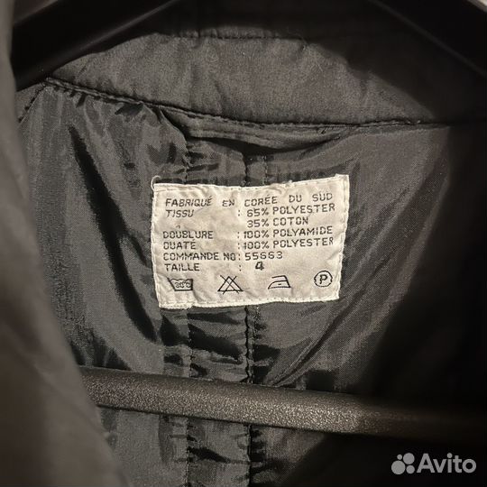 Плащ утепленный винтажный