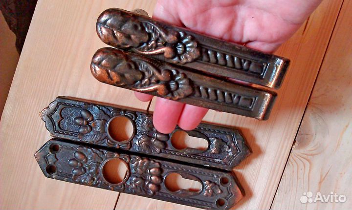 Ручки дверные с дубовым листом СССР