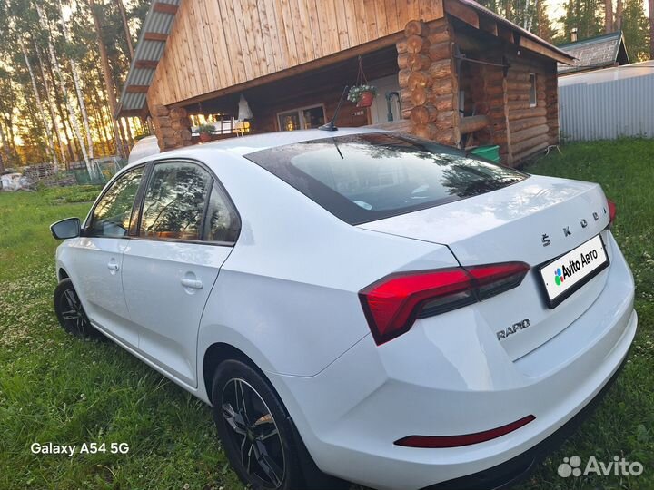 Skoda Rapid 1.6 МТ, 2021, 40 000 км