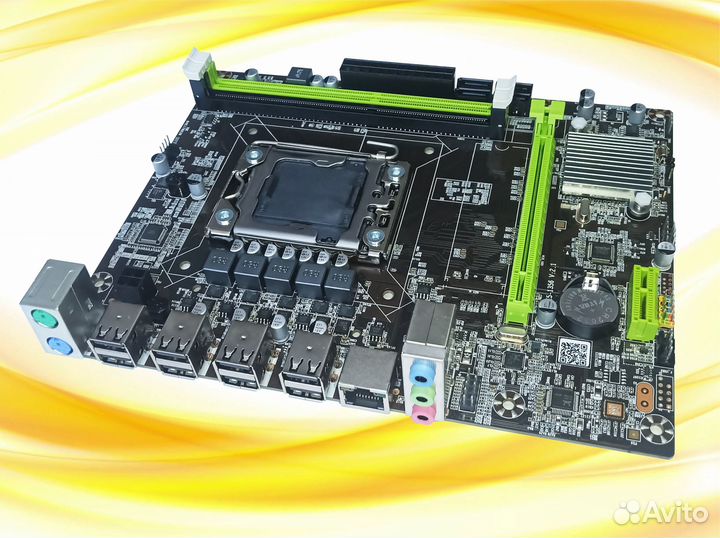 Комплект X79 LGA1356 + 2450v2 + 32 гб DDR3
