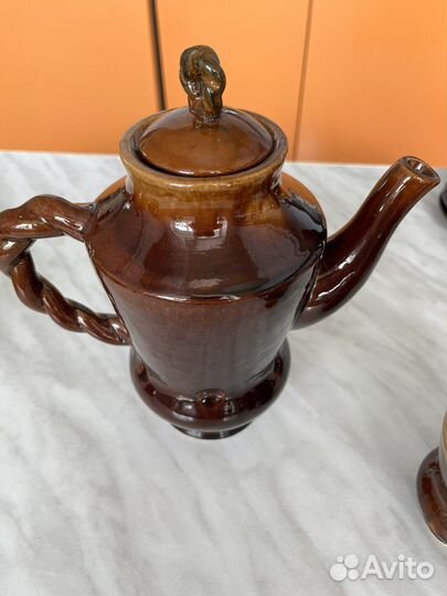 Глиняный кофейный сервиз СССР