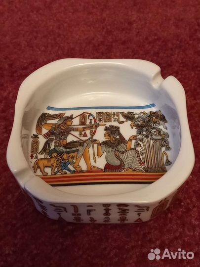 Пепельница фарфоровая Произведено в Египте Новая