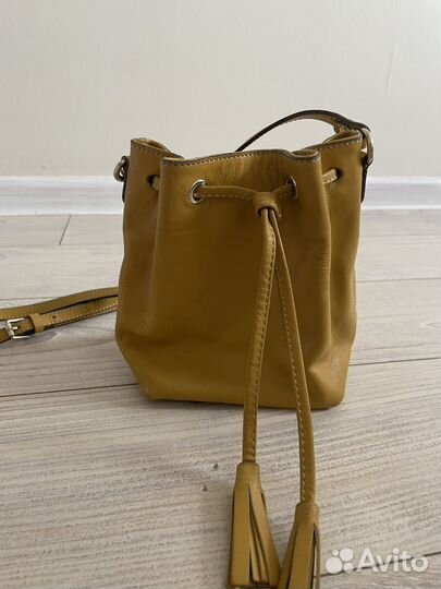 Кожаная сумка Massimo Dutti