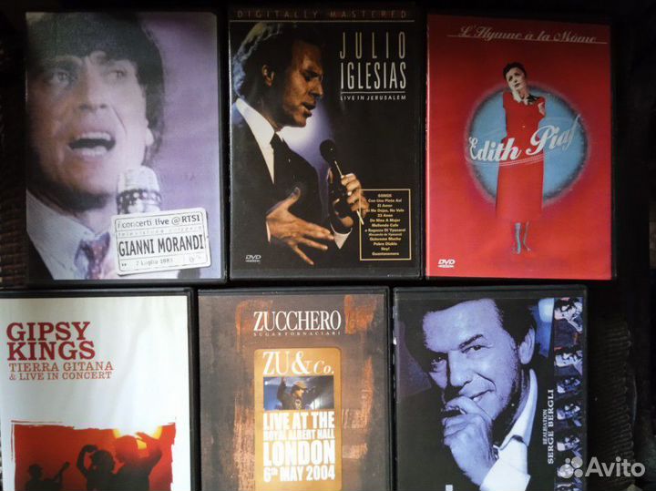 DVD диски (коллекция - музыка)