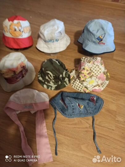 Шляпки, бейсболки, кеппи летние