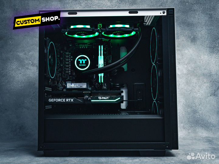 Новый Игровой пк R5 7500F + RTX 4060Ti