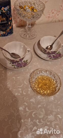 Чайная пара фарфор