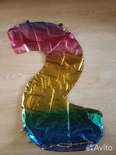 Объемная цифра 2