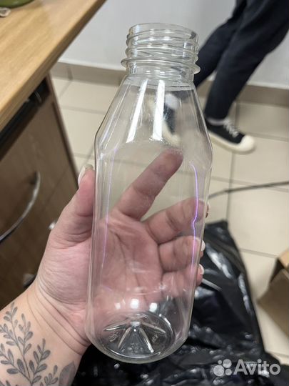Бутылка пластиковая 0.5л