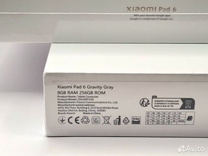 Новый Xiaomi Pad 6 8/256 Глобальная версия