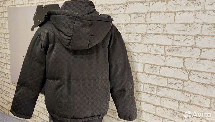 Куртка The north face Gucci черная