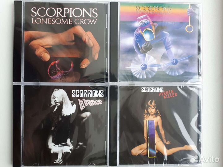 CD диски Scorpions, Bon Jovi