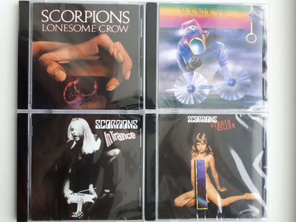 CD диски Scorpions, Bon Jovi