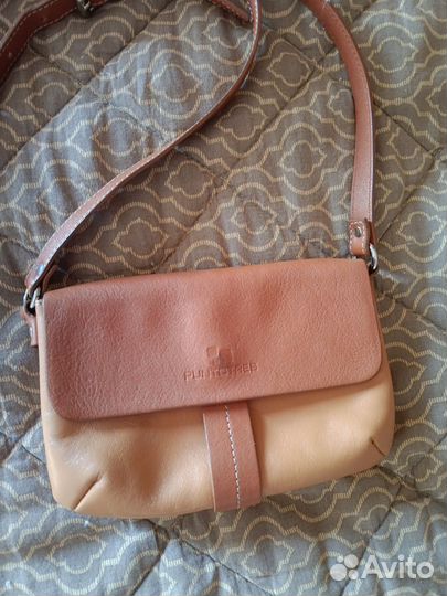 Сумка женская натуральная кожа коричневая