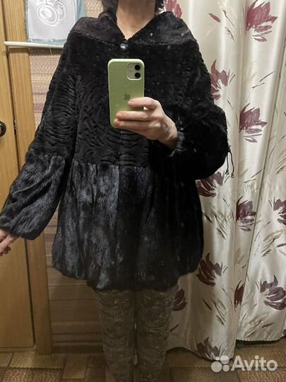 Шуба лама, песец