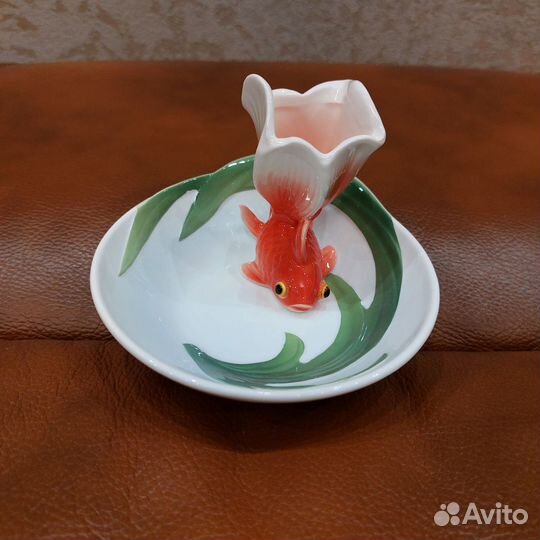 Блюдце золотая рыбка