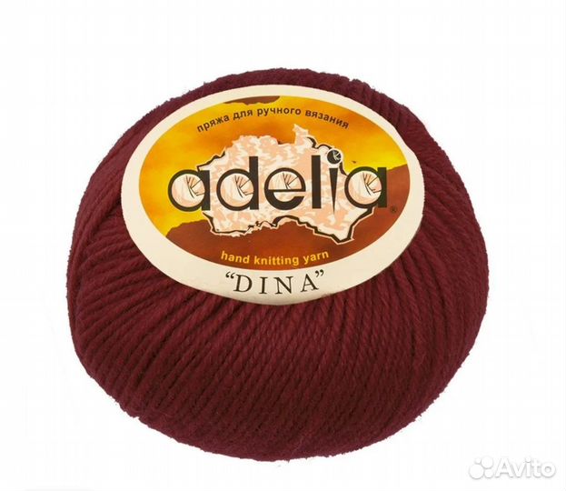 Пряжа adelia katty 100% шерсть в ассортименте