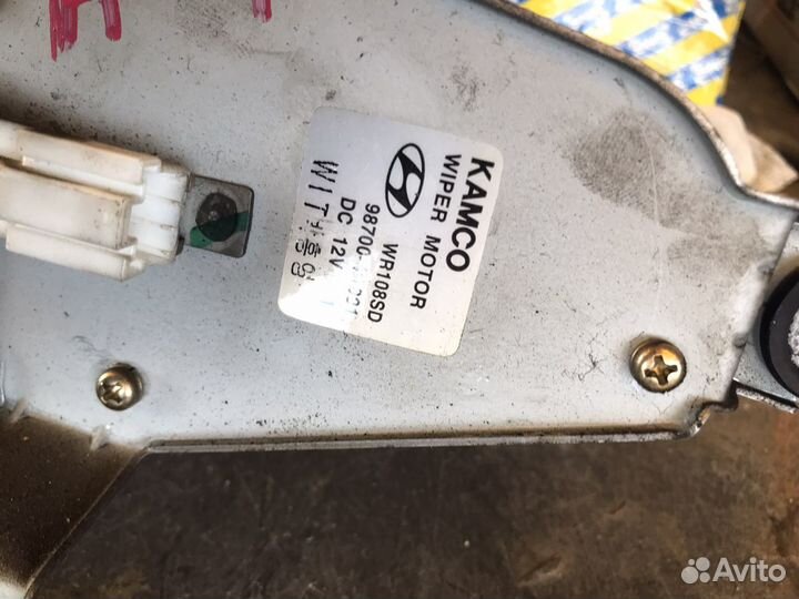 Моторчик заднего дворника hyundai starex h1