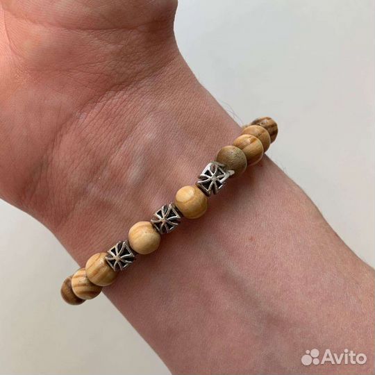 Деревянный браслет «Яблоня»