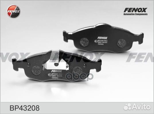 BP43208 колодки дисковые передние Ford Mondeo