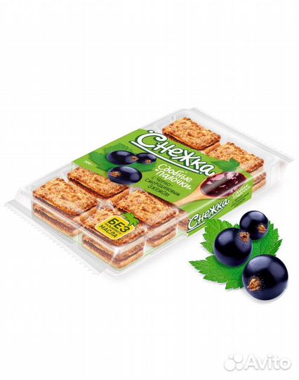 Сдобные палочки Снежка с Черной смородиной 308 г