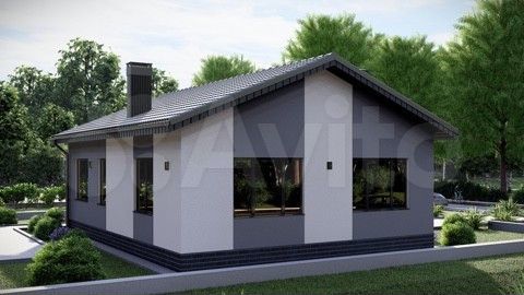 Коттедж 80 м² на участке 7 сот.