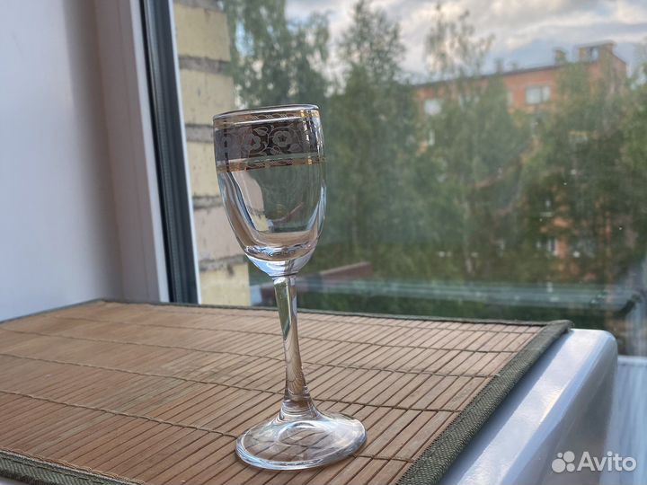 Бокалы набор богемское стекло