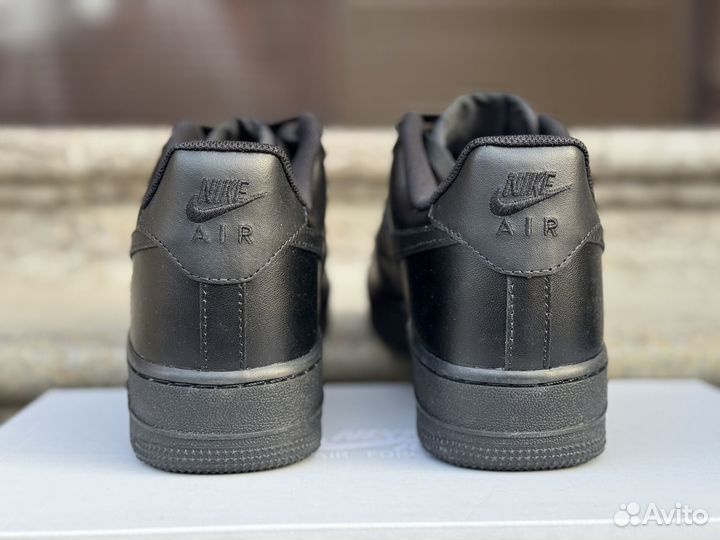 Nike air force 1 черные оригинал